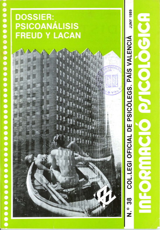 					View No. 38 (1989): Psicoanálisis Freud y Lacan (Junio 1989)
				