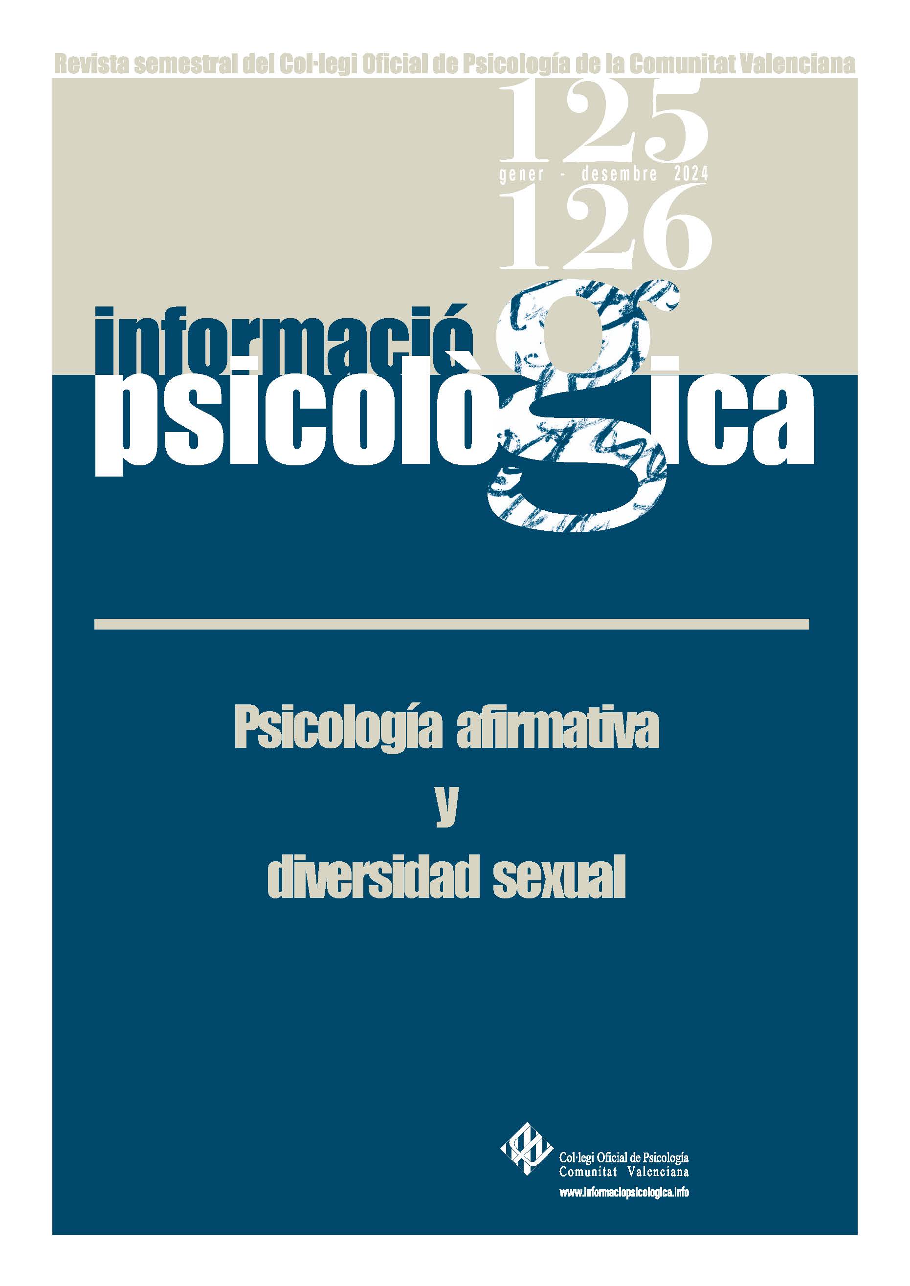 					Ver Núm. 125-126 (2023): Psicología afirmativa y diversidad sexual
				